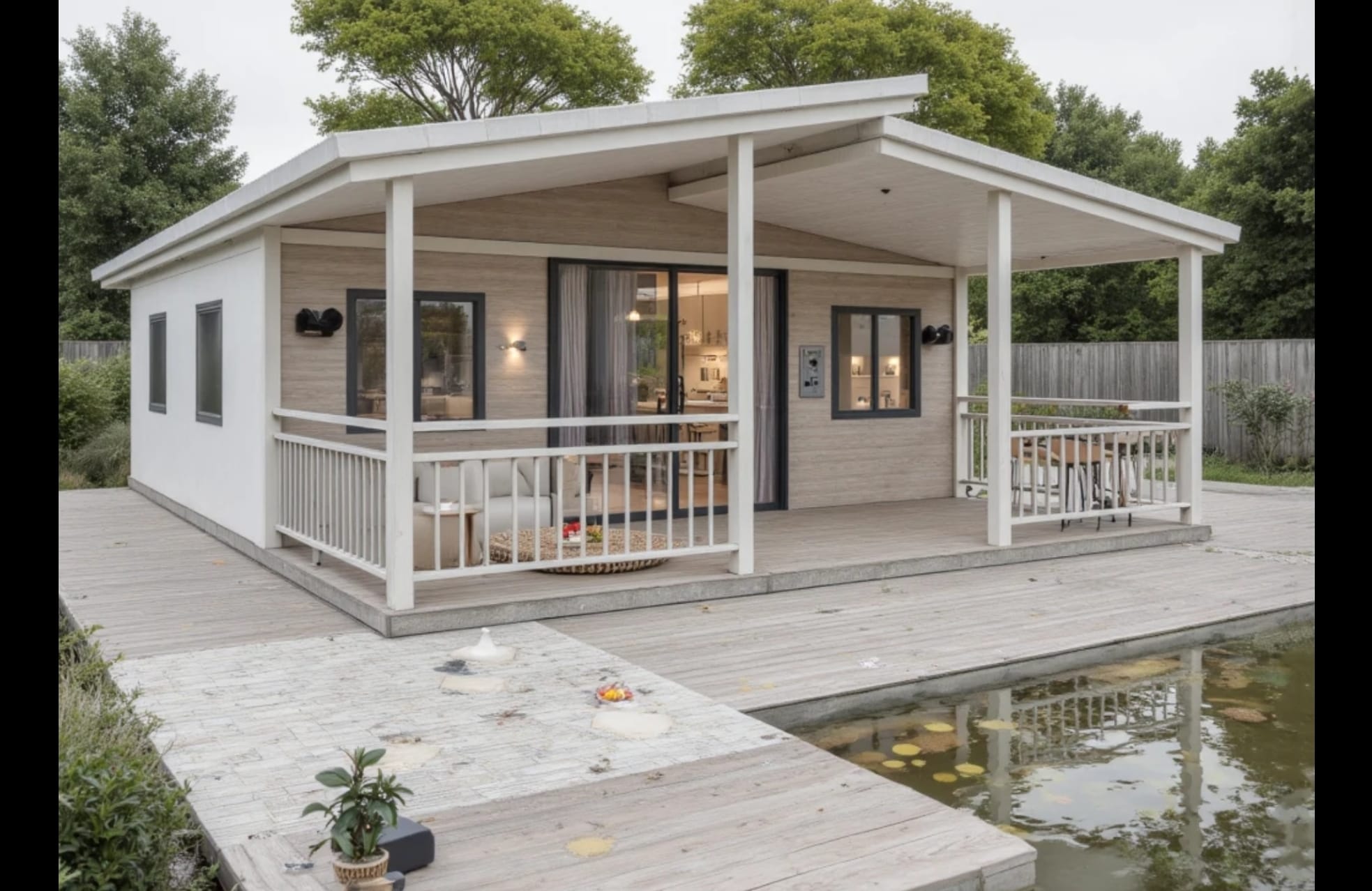 מבנה מודרני מרווח